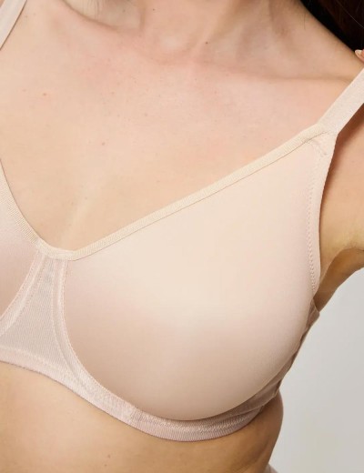 Бюстгальтер мягкий Triumph URBAN MINIMIZER WX бежевый, Цвет: бежевый, Размеры: 75C, изображение 3