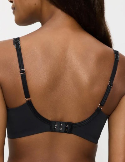 Бюстгальтер с мягкой чашкой Triumph WILD AZALEA FLORALE W01 чёрный, Цвет: чёрный, Размеры: 70E, изображение 2