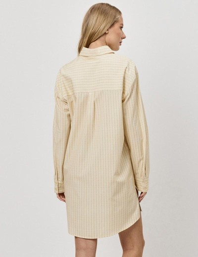 Домашняя рубашка Aruelle HALO, Цвет: светло-жёлтый, Размеры: XS, изображение 2