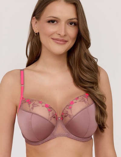 Бюстгальтер полумягкий Ava MUSE 2217 PU mocha rose, Цвет: античная роза, Размеры: 75E, изображение 5