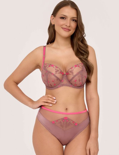 Трусы бразилиана Ava MUSE 2218 brazilian mocha rose, Цвет: античная роза, Размеры: L, изображение 3