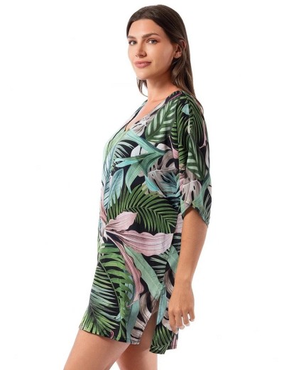 Короткая туника для пляжа Jantzen JZ25208C, Цвет: мульти, Размеры: M, изображение 3