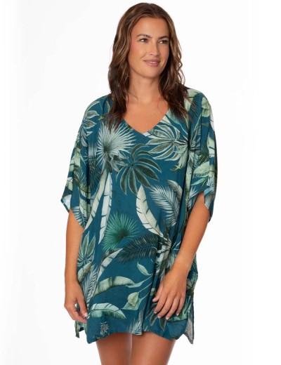 Свободная пляжная туника Jantzen JZ26108C, Цвет: мульти, Размеры: L, изображение 2