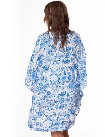 Халат-накидка для пляжа Jantzen JZ26239C, Цвет: кобальт, Размеры: L, изображение 2