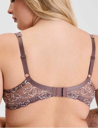Кружевной бюстгальтер на поролоне Lina A 6086 перец, Цвет: перец, Размеры: 85C, изображение 2