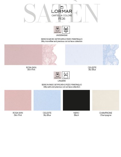 Комплект Lormar SATEN пуш-ап+бразилиана Sat52058 rosa skin, Цвет: rosa skin (розовый), Размеры: 70B, изображение 7
