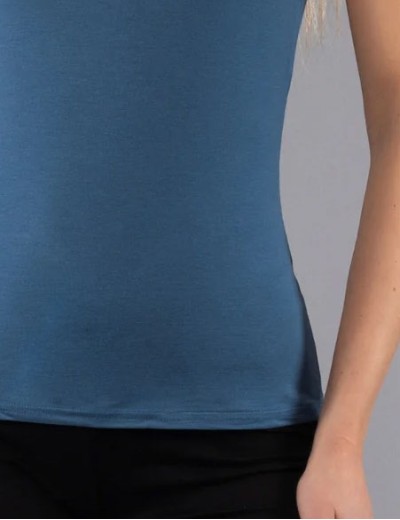 Майка на широких бретелях Sielei DAILY MD07 dark blue, Цвет: dark blue (синий), Размеры: L, изображение 3