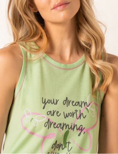 Сорочка из хлопка Sielei FASHION SUMMER DR42 salvia, Цвет: salvia (зеленый), Размеры: L, изображение 2