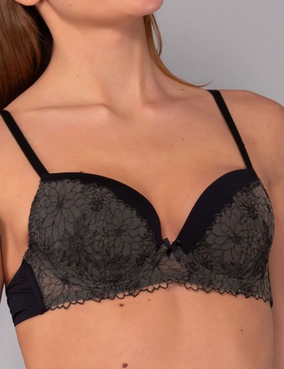 Комплект Sielei CAMILLE балконет+слипы 79325 nero, Цвет: nero (черный), Размеры: 85B, изображение 3