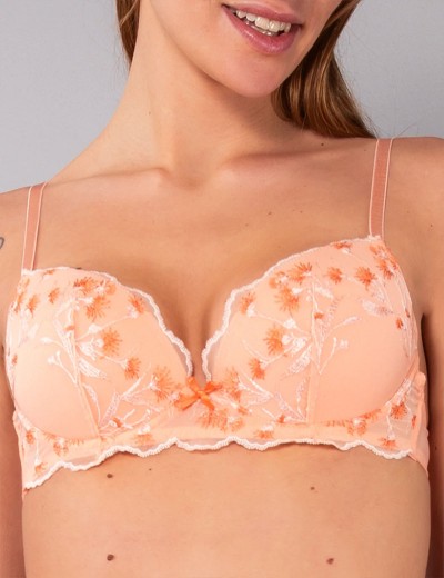 Комплект Sielei EMILY балконет+слипы 79525 pesca, Цвет: pesca (персиковый), Размеры: 75B, изображение 2