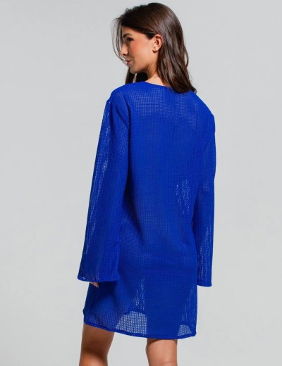 Пляжная туника Cosita Linda CLC26083 AZURE ELEGANCE, Цвет: синий, Размеры: M, изображение 2