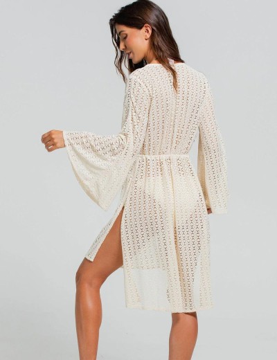 Пляжный халат Cosita Linda CLC26121 ETHEREAL NATURE, Цвет: молочный, Размеры: M, изображение 2