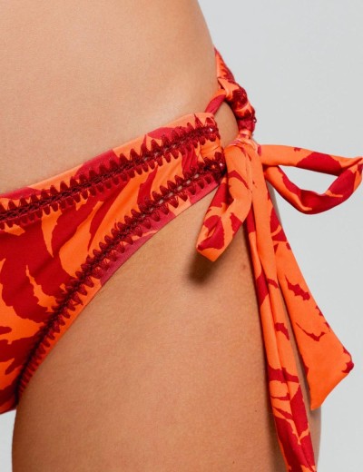 Трусы купальные Cosita Linda CLH26005 LEAVES OF THE SUN, Цвет: оранжевый, Размеры: M, изображение 3
