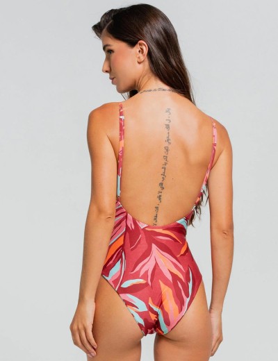 Слитный двусторонний купальник Cosita Linda CLM26049 RAINFOREST RADIANCE, Цвет: мульти, Размеры: M, изображение 3