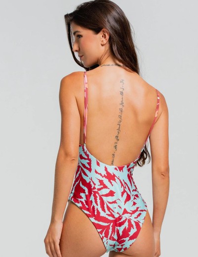 Слитный двусторонний купальник Cosita Linda CLM26049 RAINFOREST RADIANCE, Цвет: мульти, Размеры: M, изображение 4