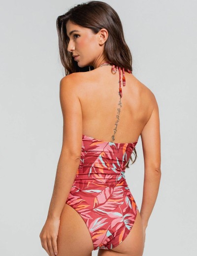 Слитный купальник с вырезом Cosita Linda CLM26051 RAINFOREST RADIANCE, Цвет: мульти, Размеры: M, изображение 3
