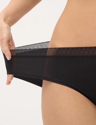 Бесшовные трусы слипы Ysabel Mora 19495 ESSENTIALS чёрный, Цвет: чёрный, Размеры: UN, изображение 3