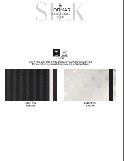 Пижама с жаккардовыми полосками Lormar SILK 654146LU nero riga, Цвет: nero riga (черные полоски), Размеры: S, изображение 3