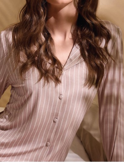 Классическая пижама Lormar EVENT 654063LU beige, Цвет: beige (бежевый), Размеры: S, изображение 2