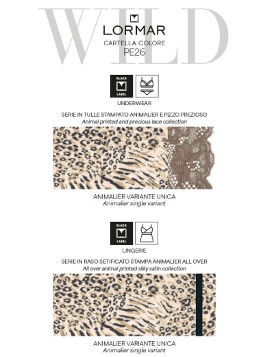 Комплект Lormar WILD пуш-ап+бразилиана Wil54359 animalier, Цвет: animalier (анимал-принт), Размеры: 65B, изображение 7