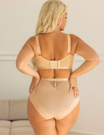 Трусы высокие Kris Line SIMPLE high waist бежевый, Цвет: бежевый, Размеры: S, изображение 4