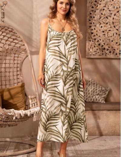 Длинный сарафан Mia-Amore CORSICA 5610, Цвет: мультицвет, Размеры: 3XL, изображение 3