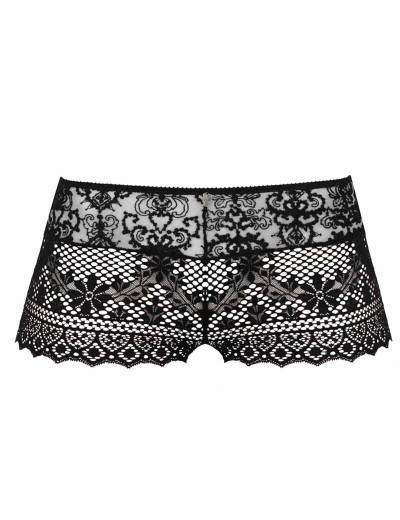 Кружевные трусы-шорты Empreinte 02151 CASSIOPEE чёрный, Цвет: чёрный, Размеры: M, изображение 4