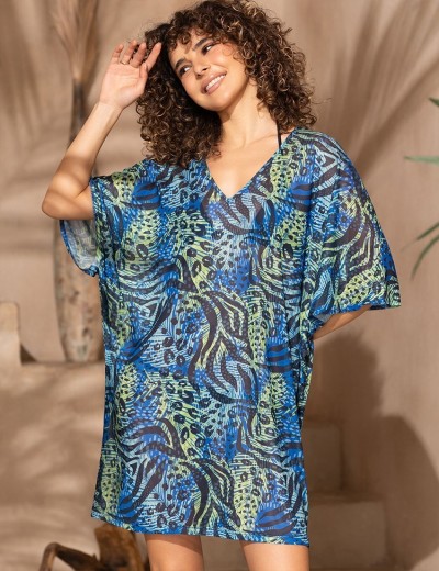Короткая туника Mia-Amore RUMBA 2370, Цвет: мультицвет, Размеры: 2XL/3XL, изображение 3