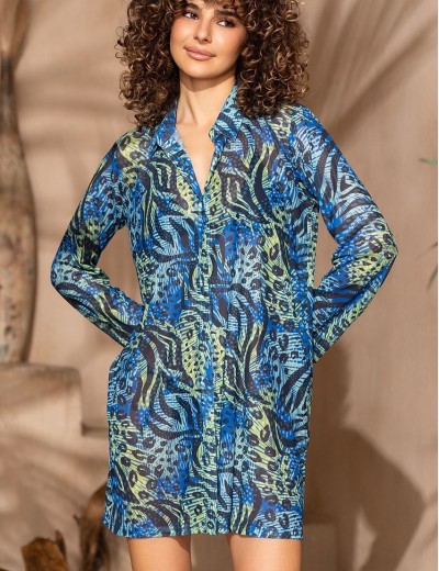 Пляжная рубашка Mia-Amore RUMBA 2372, Цвет: мультицвет, Размеры: 2XL, изображение 3