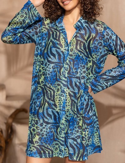 Пляжная рубашка Mia-Amore RUMBA 2372, Цвет: мультицвет, Размеры: 2XL, изображение 4