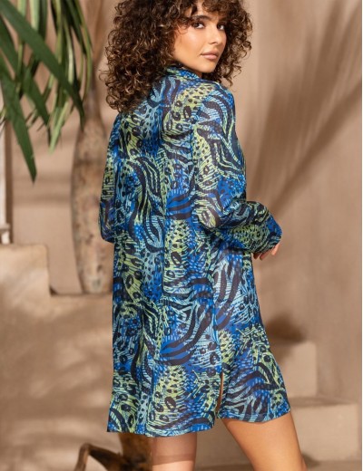 Пляжная рубашка Mia-Amore RUMBA 2372, Цвет: мультицвет, Размеры: 2XL, изображение 2