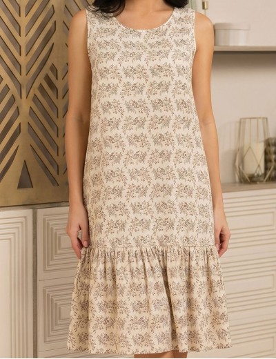 Платье из хлопкового муслина Mia-Amore VIVIANA 5640, Цвет: мультицвет, Размеры: 2XL, изображение 4