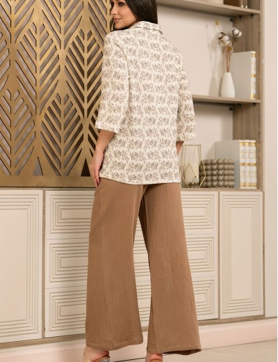 Пижама из хлопкового муслина Mia-Amore VIVIANA 5646, Цвет: мультицвет, Размеры: 2XL, изображение 2