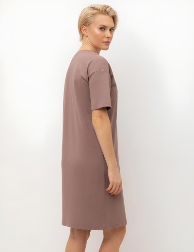 Сорочка для сна Very Neat ПУДЕЛЬ Е10065 капучино, Цвет: капучино, Размеры: 4XL, изображение 2