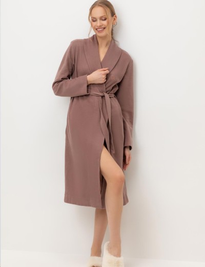 Халат банный Very Neat ПУДЕЛЬ Е50029 капучино, Цвет: капучино, Размеры: 2XL, изображение 3