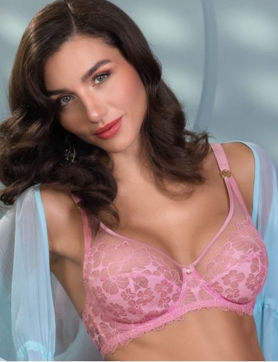 Комплект Leilieve SECRET LOVE мягкая+слипы M1627 fuxia, Цвет: fuxia (розовый), Размеры: 70C, изображение 3