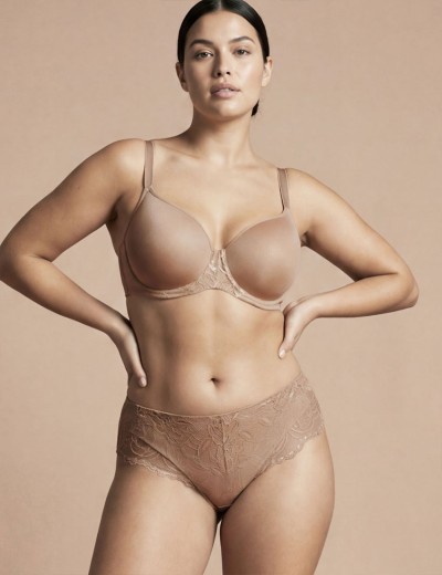 Трусы бразилиана Lormar ICONA brasiliana midi honey, Цвет: honey (бежевый), Размеры: S, изображение 3