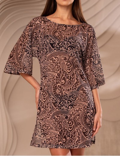 Короткая туника Mia-Amore BEVERLY 2393 бежевый, Цвет: бежевый, Размеры: 2XL/3XL, изображение 3