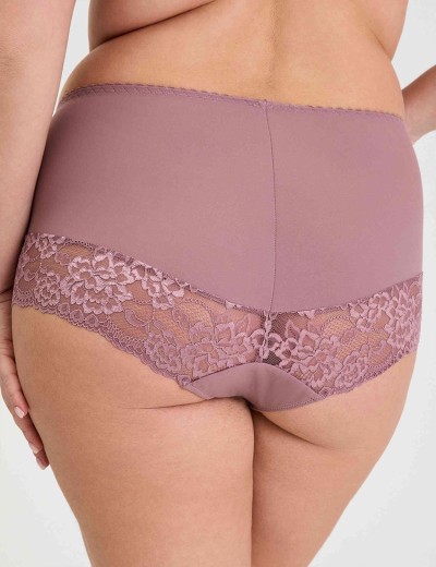 Трусы женские высокие Elli 711 LACE кофейно-розовый, Цвет: кофейно-розовый, Размеры: 3XL, изображение 2