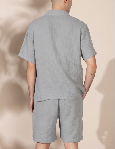 Комплект с шортами Mia-Amore NANCY 6029 серый, Цвет: серый, Размеры: 3XL, изображение 2