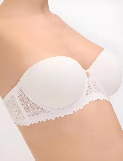 Бюстгальтер бандо Ysabel Mora 10174 BRIDAL жемчужный, Цвет: жемчужный, Размеры: 85B, изображение 2
