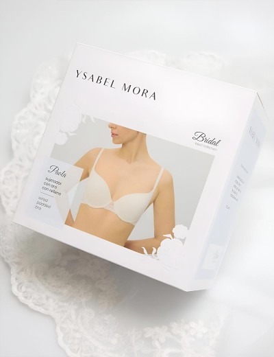 Бюстгальтер с гладкой чашкой Ysabel Mora 10175 BRIDAL жемчужный, Цвет: жемчужный, Размеры: 85B, изображение 5