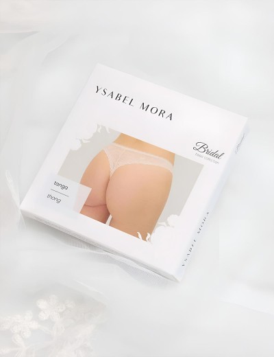 Трусы стринги Ysabel Mora 10176 BRIDAL жемчужный, Цвет: жемчужный, Размеры: S, изображение 4