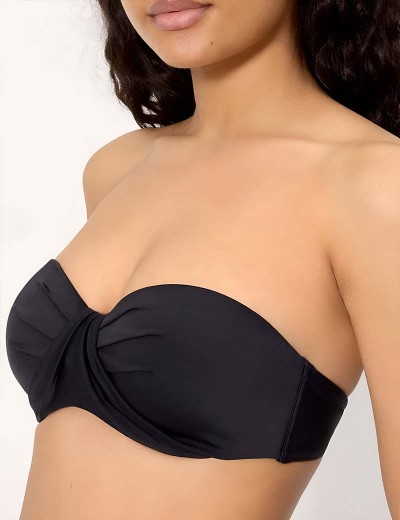Купальный бюст бандо Ysabel Mora BEACH 83302 чёрный, Цвет: чёрный, Размеры: 90C, изображение 2