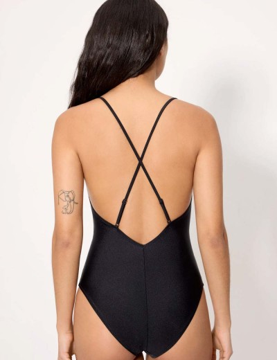 Чёрный закрытый купальник Ysabel Mora COCONUT 83280, Цвет: чёрный, Размеры: 85B, изображение 3