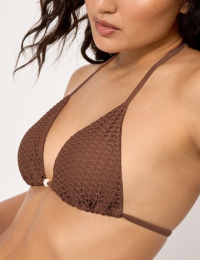Верх купальника Ysabel Mora SAND 83353 коричневый, Цвет: коричневый, Размеры: 85B, изображение 3