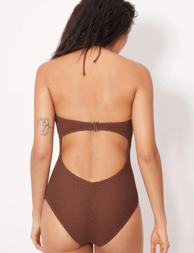 Слитный купальник Ysabel Mora SAND 83360 коричневый, Цвет: коричневый, Размеры: 85B, изображение 2