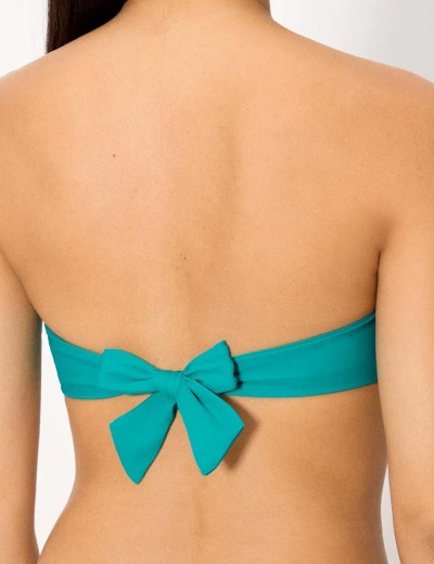 Купальный бюст-бандо Ysabel Mora TURQUOISE 83425 бирюзовый, Цвет: бирюзовый, Размеры: 85B, изображение 2