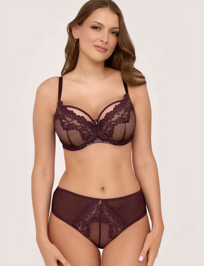 Трусы бразилиана Ava SOLENE 2234 brazilian chocolate brown, Цвет: шоколад, Размеры: L, изображение 3