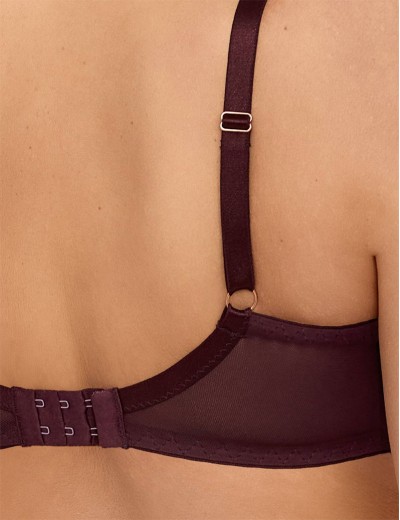 Бюстгальтер полупоролон Ava SOLENE 2233 PU chocolate brown, Цвет: шоколад, Размеры: 75E, изображение 2